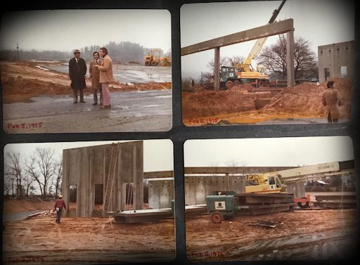 Original Cane Creek building construction